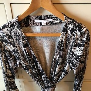 Diane Von Furstenberg DVF Size 12 wrap dress